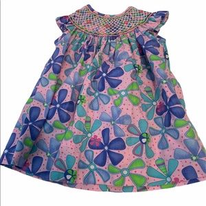 Smocked dress — 9 months